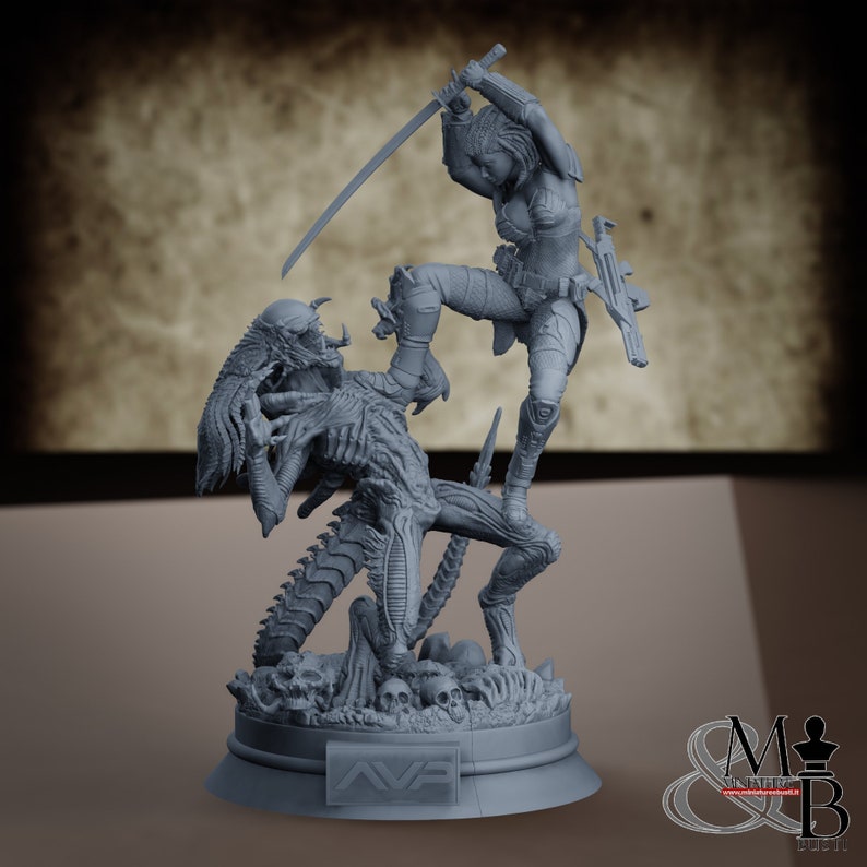 Machiko FANART GARAGE KIT Resin Statue Various Stairs to Etsy