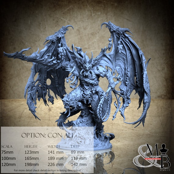 Amaros, Tome of Demons (2 Styles), by Archvillain Games, miniature to assemble and paint, resin