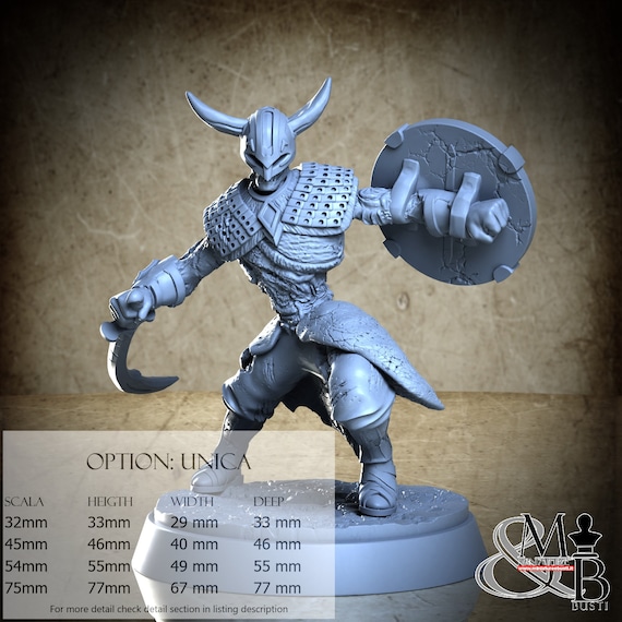 Jorenn Gall, White Runners, by Clay Cyanide Miniatures, miniature to assemble and paint, resin