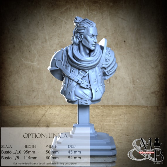 Gaven Bust, Horrors of the underground, Great Grimoire, miniature to assemble and colour, in resin