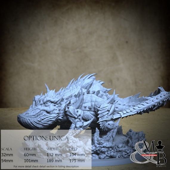 Taniwha, Maori Mythos, by Clay Cyanide Miniature, miniature to assemble and paint, resin