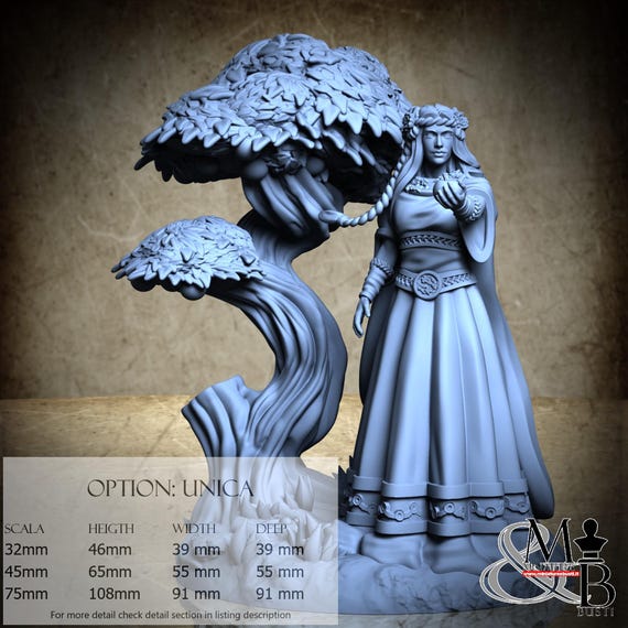 Idun, Norren Mythology, by Clay Cyanide Miniatures, miniature to assemble and paint, resin