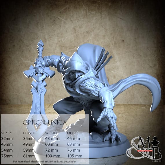 Shutaka, Brotherhood of Burneks, by Clay Cyanide Miniatures, miniature to assemble and paint, resin