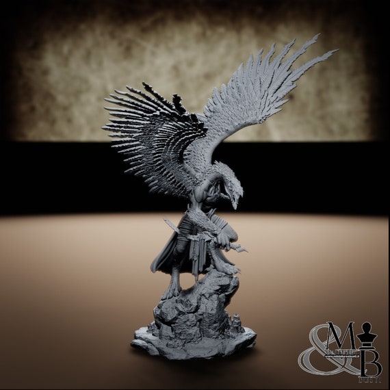 Vulduk (Pose 3), resin miniature to mount and color, role-playing, DnD, RPG, RDR, Archvillain Games
