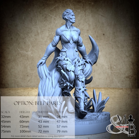 Diwata, Philippine Mythology (3 Stili), di Clay Cyanide Miniature, miniatura da assemblare e colorare, resina