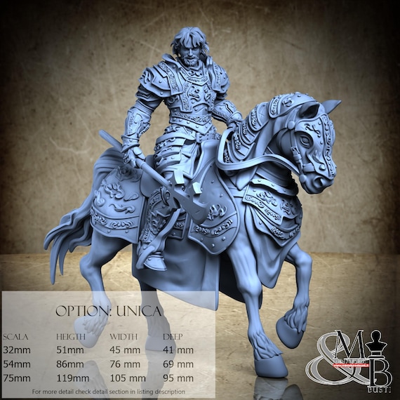 Ser Andur, M5, by Ronin Art Workshop, miniature to assemble and paint, resin