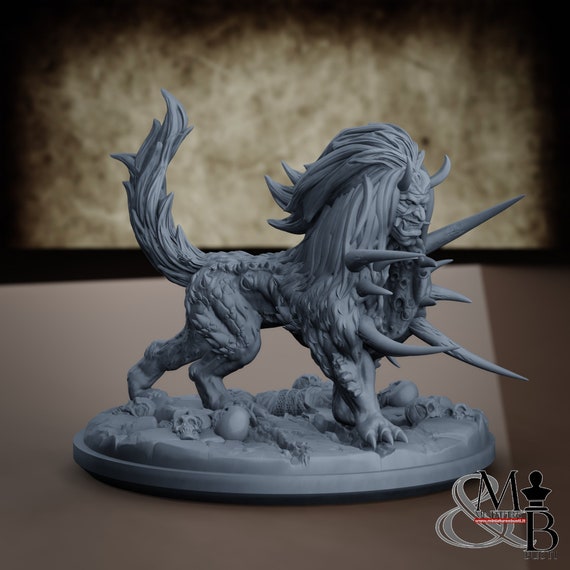 Tao Wu, resin miniature to assemble and color, role-playing games, DnD, RPG, RPG, RPG