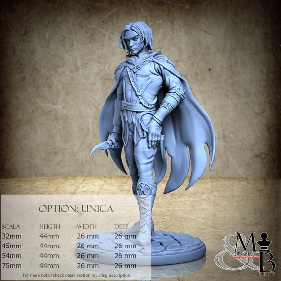 Shadewalker Leon, M36, by Ronin Art Workshop, miniature to assemble and paint, resin