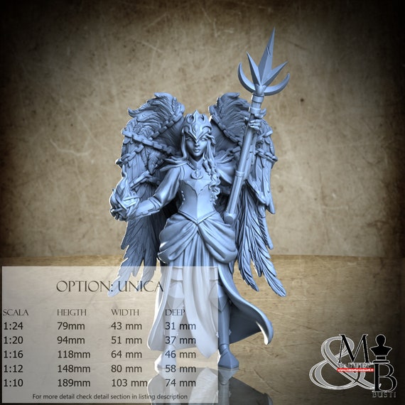 Fallen Cleric, Burning Chaos, by Great Grimoire, miniature to assemble and paint, resin