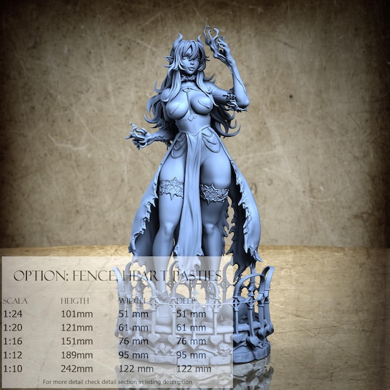 Mina, Pin-up (8 Stili), di Ronin Art Workshop, miniatura da assemblare e colorare, resina