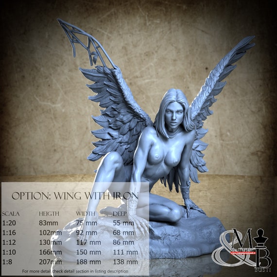 Fawal (NSFW), 2023-06 (2 Stili), di ca_3d_art, miniatura da assemblare e colorare, resina