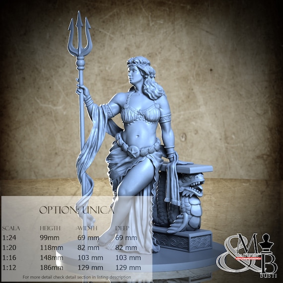 Dione, July 2023, Claydemon, miniature to assemble and color, in resin