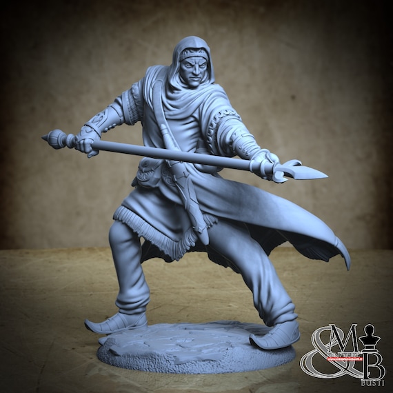 Brother Mejin - Keeper of Secrets, Archvillain Society XII, by Archvillain Games, miniature to assemble and paint, resin
