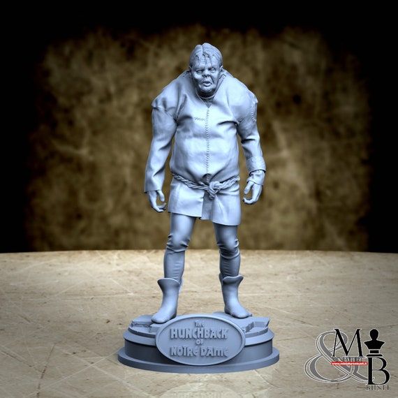 Hunchback of Notredame, miniature to assemble and color, in resin