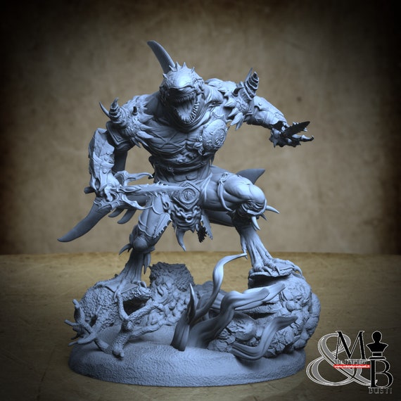 Karkhari, The Trench - Blood in the Water (4 Stili), di Archvillain Games, miniatura da assemblare e colorare, resina