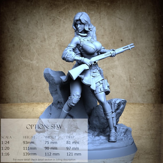 Shotgun - 3D-printed resin miniature | July 2025 Collection