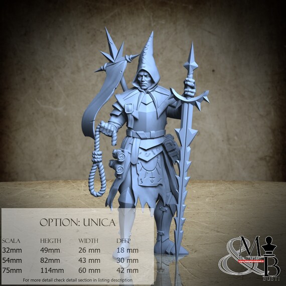 Imperial Inquisitor, Dawn of Heresy, by Great Grimoire, miniature to assemble and paint, resin