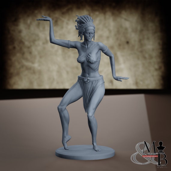 As at the top so low ballerina, resin miniature to assemble and color, role-playing games, DnD, RPG, RPG, RPG