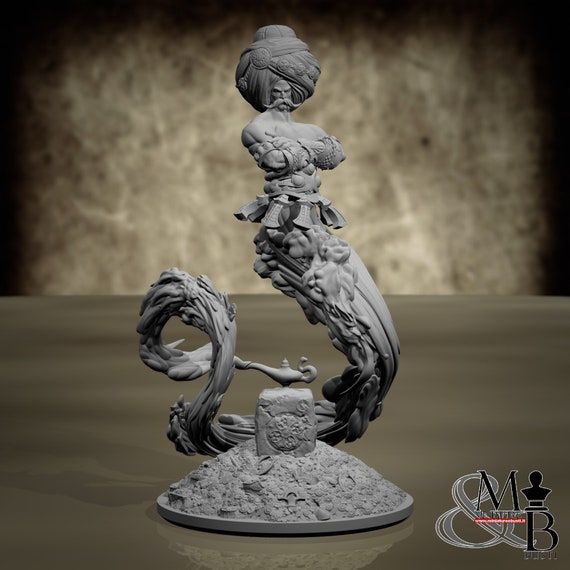 Djinn, Arabian Night, Resin Miniature to Assemble and Color