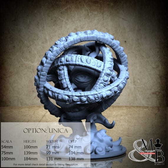 Ophanim, Before the Fall, by Clay Cyanide Miniatures, miniature to assemble and paint, resin