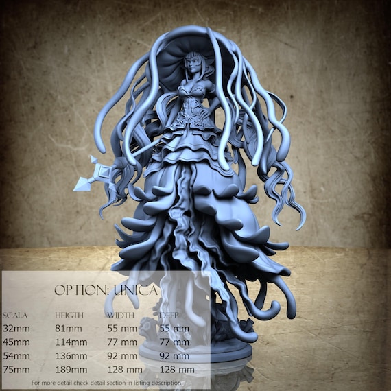 Lyda The Conjurer (Mermaid Form), Water Nymph Envoys (Pack 2), by Ronin Art Workshop, miniature to assemble and paint, resin