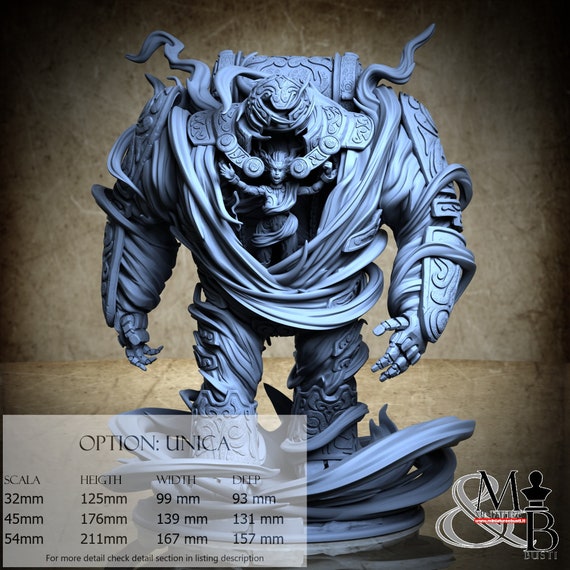 Golem Wind, M31, Ronin Art Workshop, miniature to assemble and color, in resin