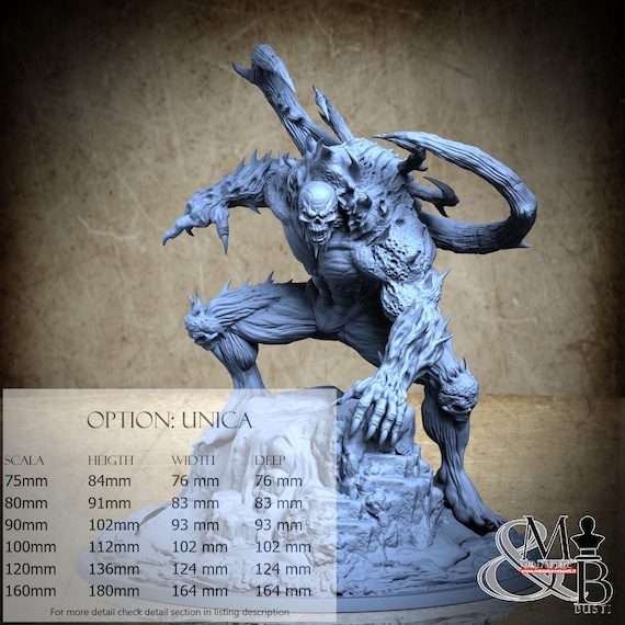 Xalaxus the Bloodfiend, Wrath of Chernobog, by Clay Cyanide Miniatures, miniature to assemble and paint, resin
