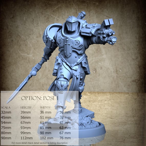 Anointed Swords - 3D-Printed Resin Miniature | Sacral Kings Collection - Deliverance