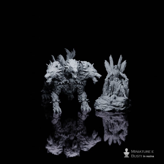 Hades, resin miniature to assemble and color, role-playing games, DnD, RPG, GDR, Anime