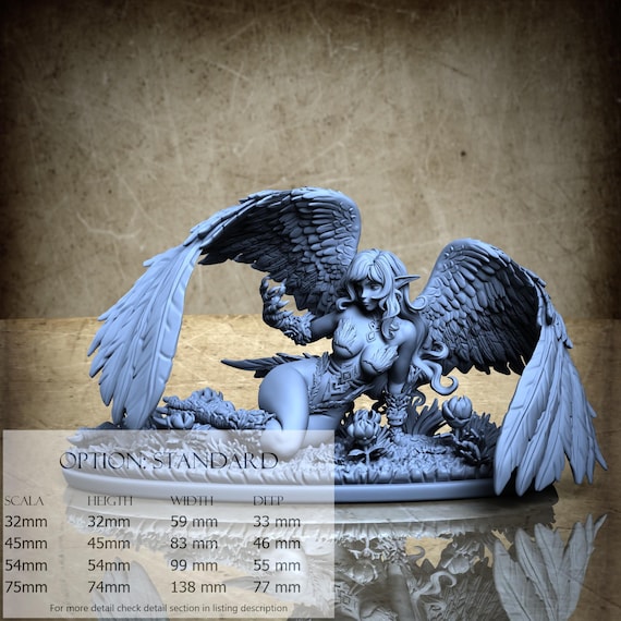 Storm Harpy Ulma, Harpy Swarm (6 Stili), di Ronin Art Workshop, miniatura da assemblare e colorare, resina
