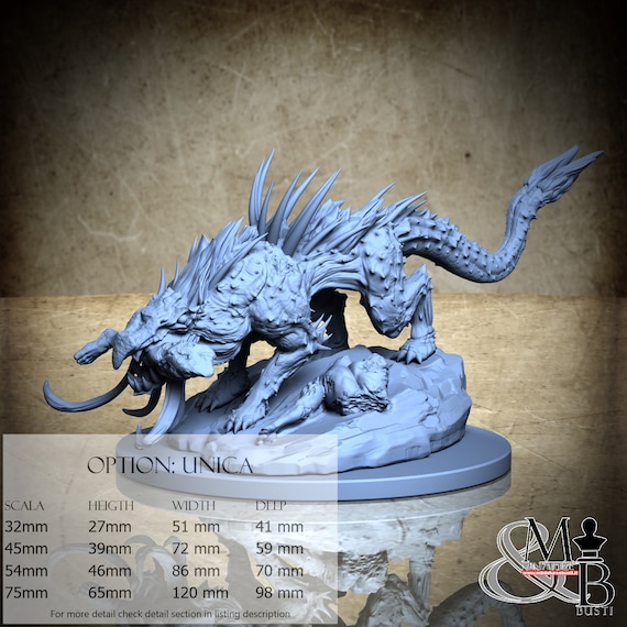 Garmr Pose 1, Norren Mythology, by Clay Cyanide Miniatures, miniature to assemble and paint, resin