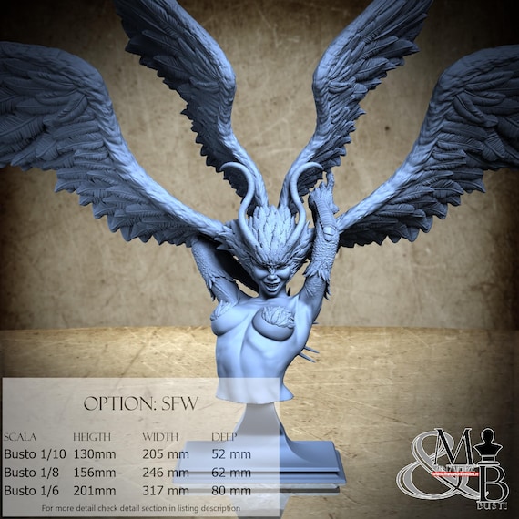 Serine (Bust), March 2025 (2 Styles), by Kuton, miniature to assemble and paint, resin