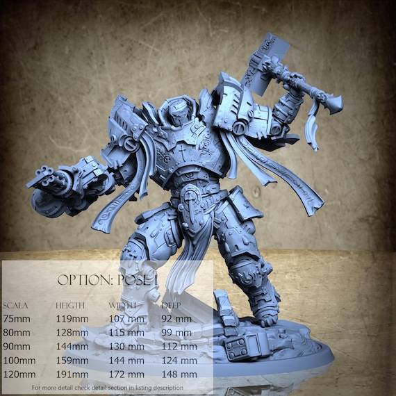 Sacred Annihilator - 3D-Printed Resin Miniature | Sacral Kingdoms Collection - Deliverance