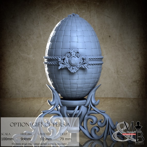 Faberge Eggs series 3, miniature to assemble and color, in resin