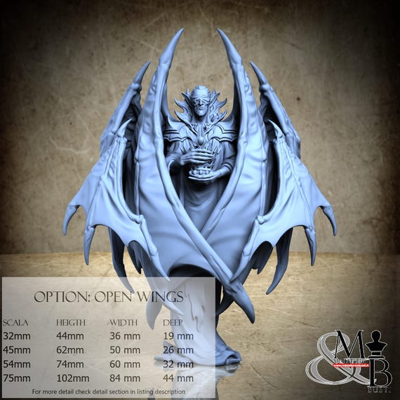 Regent Shadowhelm, Celestial Gambit - Shadowborn Vanguard (2 Styles), by Great Grimoire, miniature to assemble and paint, resin