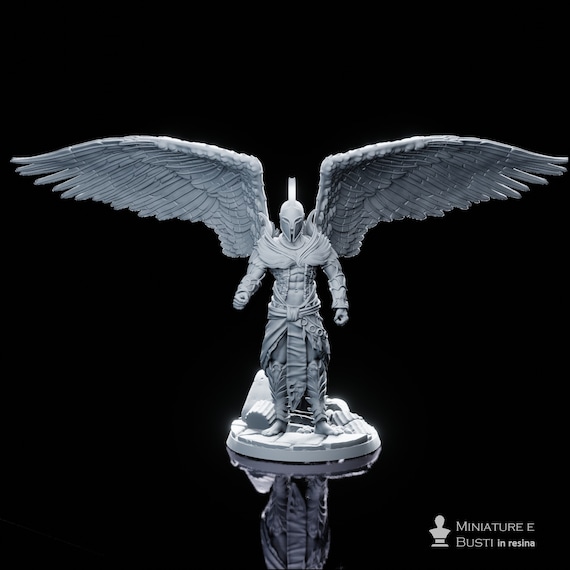 Celestial Messenger (2), Male, resin miniature to assemble and color, role-playing games, DnD, RPG, GDR, Archvillain Games
