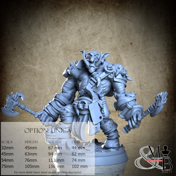 Gullan, War Trolls, by Clay Cyanide Miniatures, miniature to assemble and paint, resin