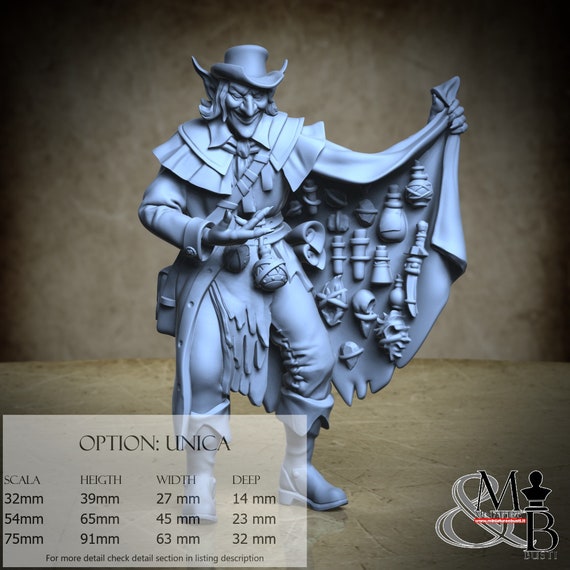 Trafficker of Stolen, resin miniature to assemble and paint