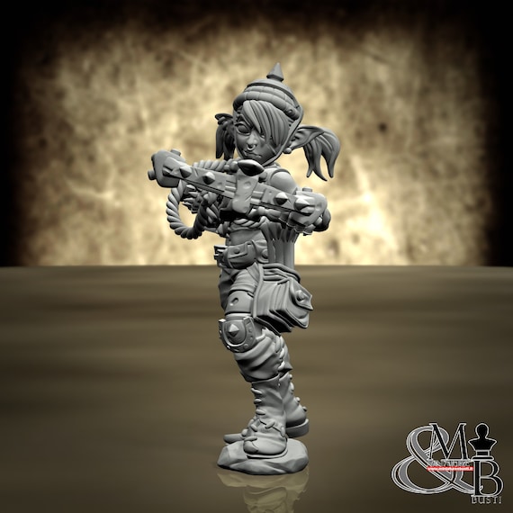 Goblin Tshuk, resin miniature to assemble and paint