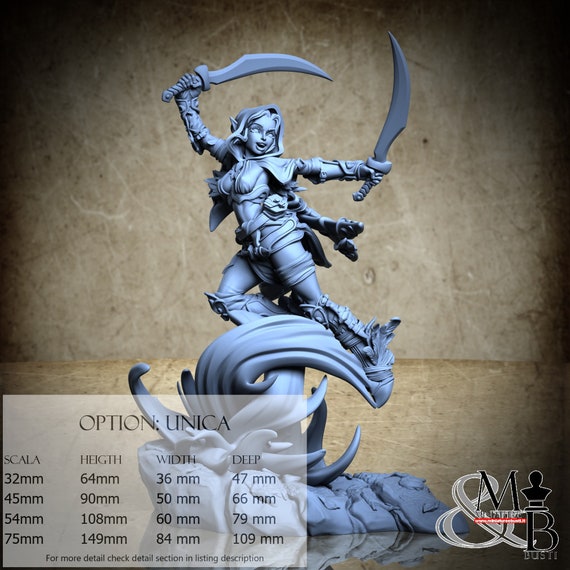 Zareen, M28, by Ronin Art Workshop, miniature to assemble and paint, resin