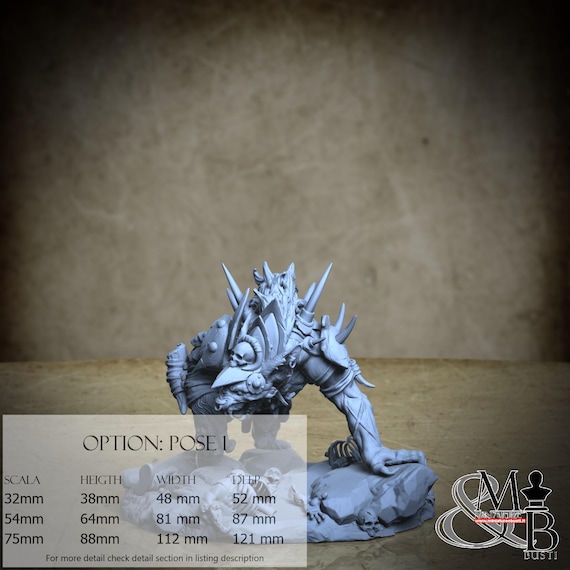 Gnoll Trackers - Resin Miniatures - DnD, RPG, Wargame, and Display to Color - Howling Horde - Bite