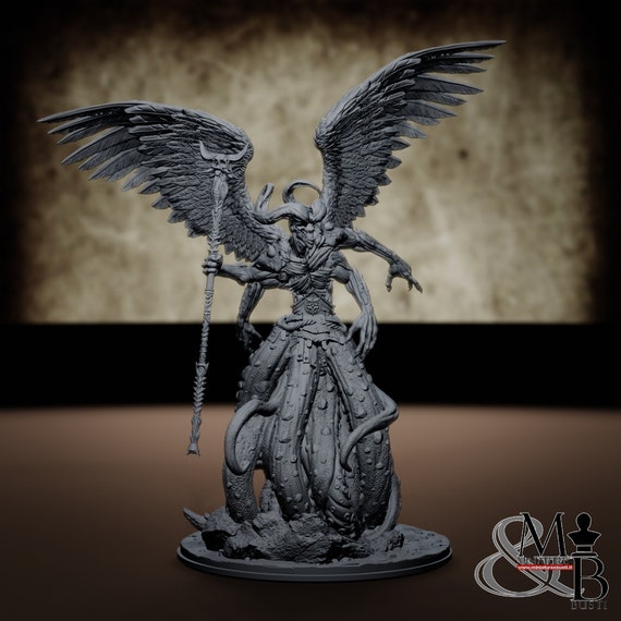 Pazuzu, resin miniature to be assembled and colored, role-playing, DnD, RPG, RDR