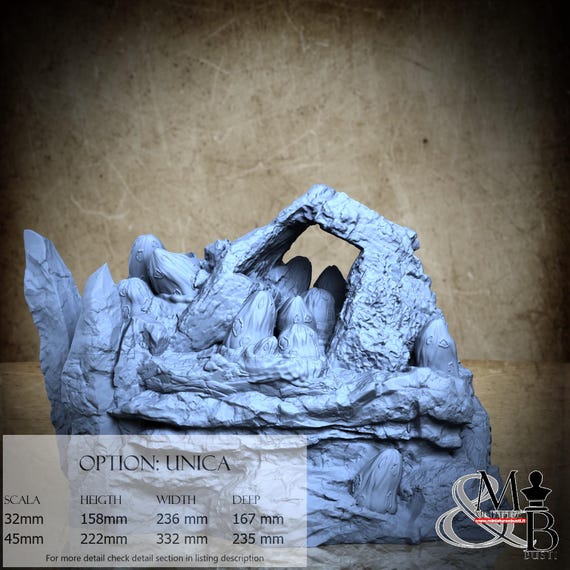 Vexstone Terrain 06, Horrors of Sodom, by Clay Cyanide Miniatures, miniature to assemble and paint, resin