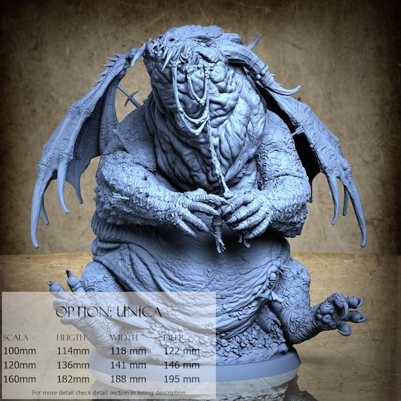 Lemarghon the Insatiable - 3D-Printed Resin Miniature | Archvillain Bestiary VI Collection