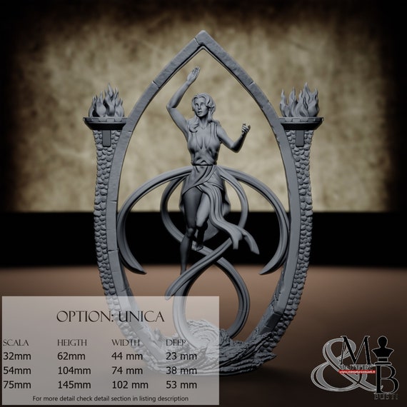 Andromeda, Greek Myth Monster and Legends, by Clay Cyanide Miniature, miniature to assemble and paint, resin