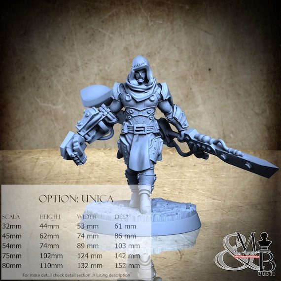 Vigor, Forgebound Dominion, by Clay Cyanide Miniatures, miniature to assemble and paint, resin