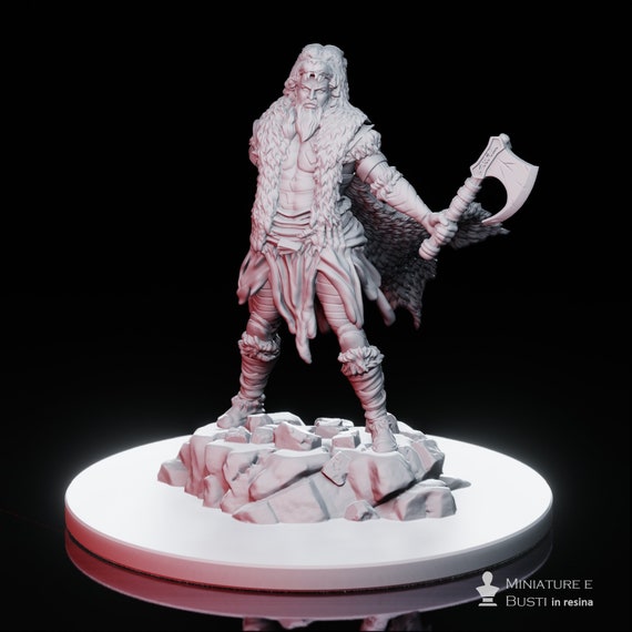 Tyr, resin miniature to mount and color, role-playing games, DnD, RPG, RPG, RPG