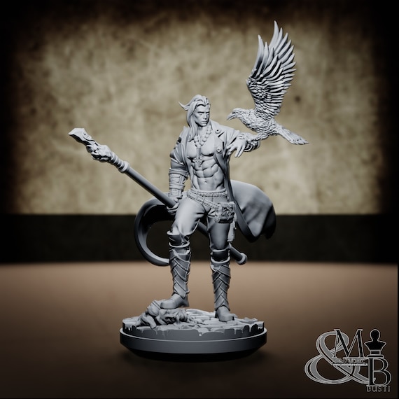 Cassius, resin miniature to assemble and color, role-playing games, DnD, RPG, GDR