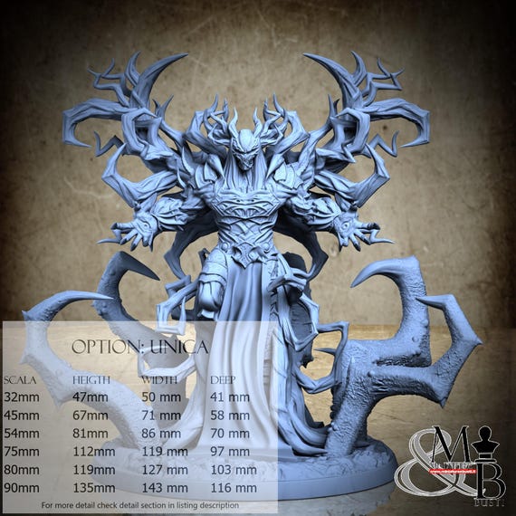 Jhask the Defiler, Wrath of Chernobog, by Clay Cyanide Miniatures, miniature to assemble and paint, resin