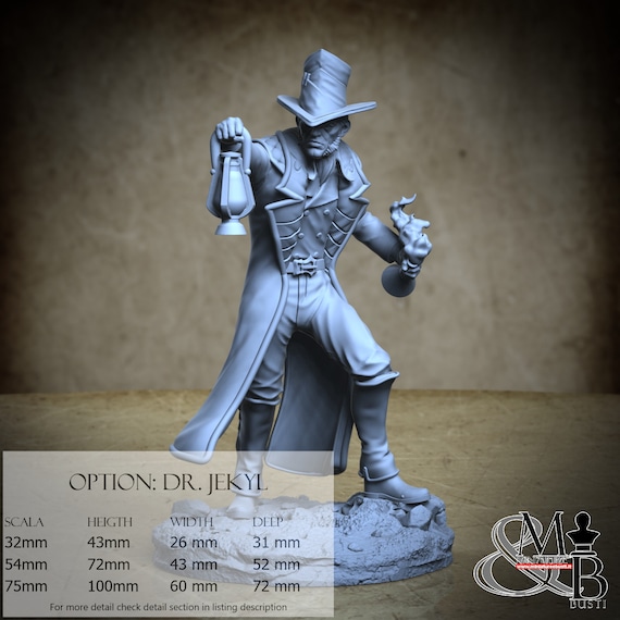Dr. Jekyl, Circus Grotesque, by Archvillain Games, miniature to assemble and color, resin